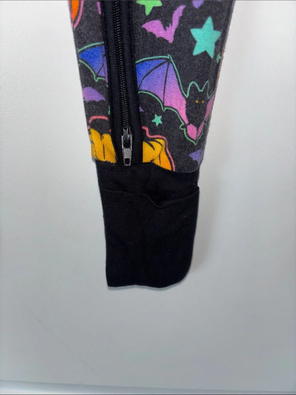 Bamboo Bats jack-o-lanterns pumpkins Halloween pajamas 12-18 mo little snuggles